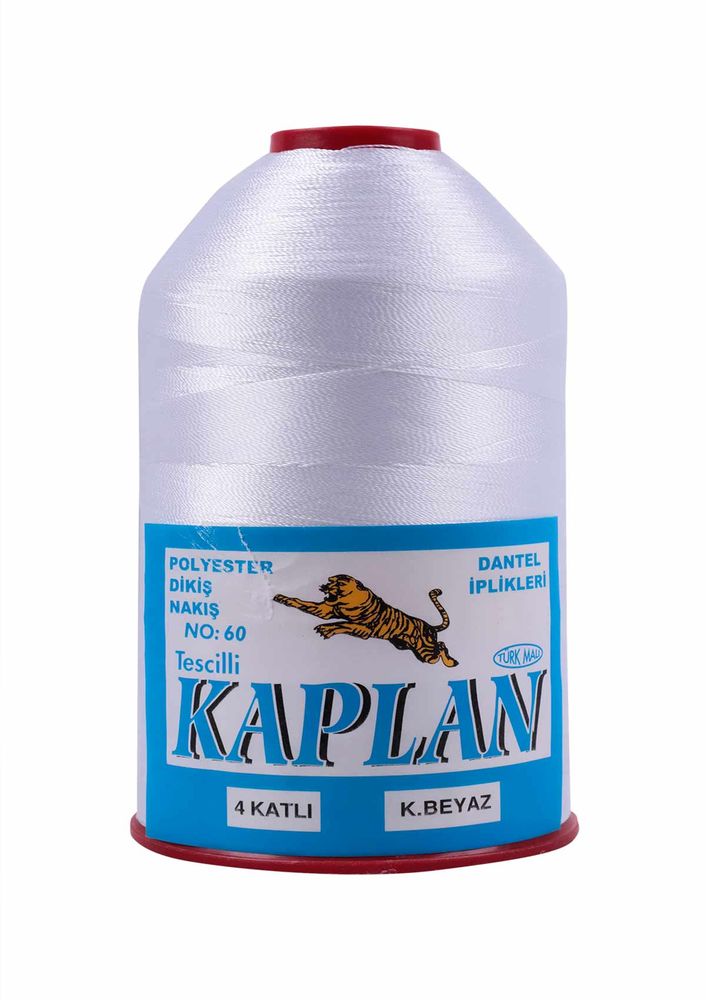 Kaplan Oya İpi 60 No 350 Gr Kar Beyaz