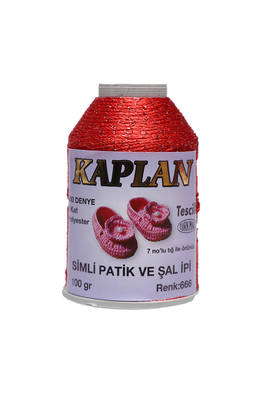 KAPLAN - Kaplan Simli Patik Ve Şal İpi 9 Kat 100 gr. | 666