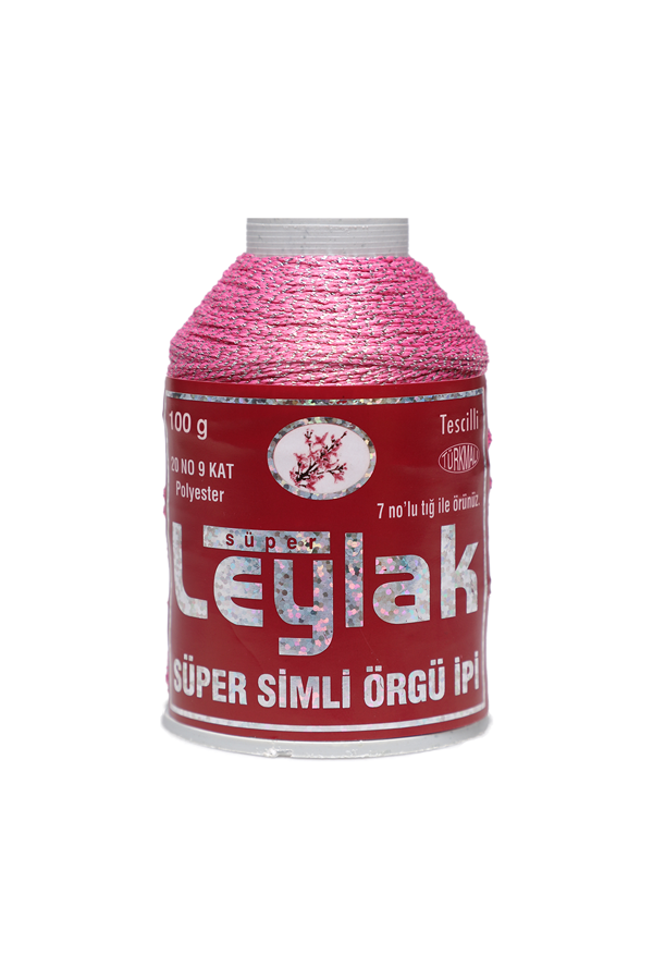 Leylak Süper Simli Örgü İpi 9 Kat 20 No 100 gr. | 2603
