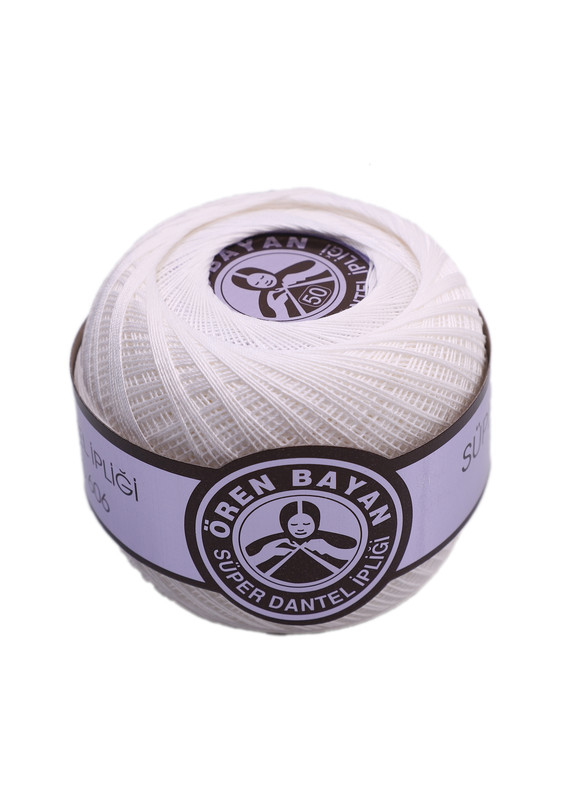ÖREN BAYAN - Ören Bayan Süper Dantel İpi No 60 Beyaz