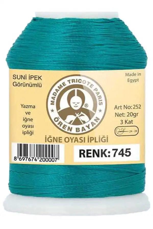 ÖREN BAYAN - Ören Bayan Suni İpek Oya İpliği 20 gr | 745