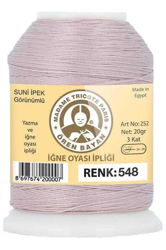 ÖREN BAYAN - Ören Bayan Suni İpek Oya İpliği 20 gr | 548