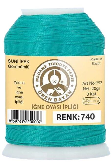 ÖREN BAYAN - Ören Bayan Suni İpek Oya İpliği 20 gr | 740