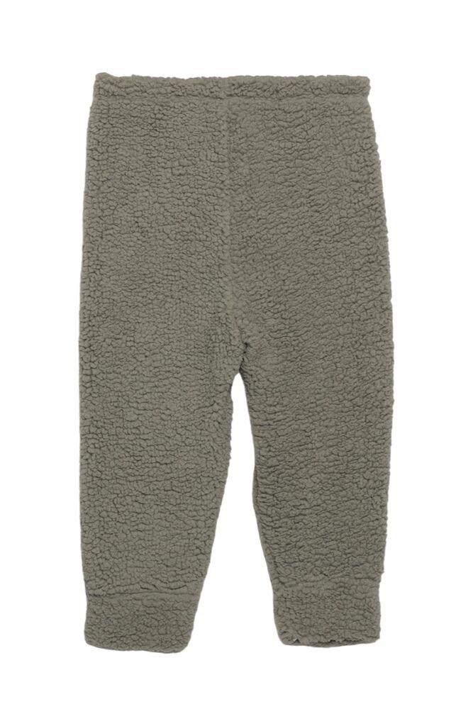 Ayıcık Baskılı Peluş Çocuk Pijama Takımı | Nefti