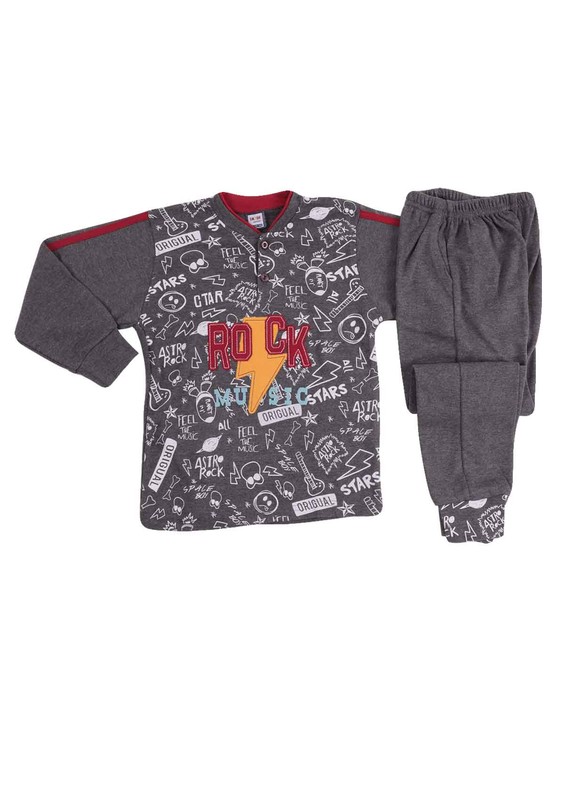 SİMİSSO - Simisso Pajamas Set 985 | Grey