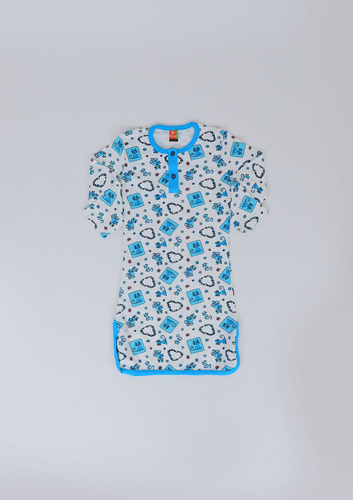 Simisso Hosiery Gown 406 | Turquois