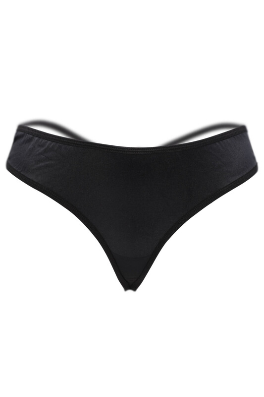 Jel Corded Fantasy Thong | Black - Thumbnail