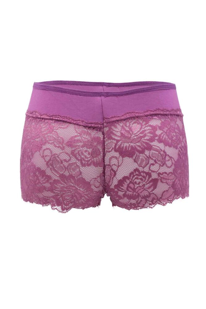 Mary Lux Laced Hosiery Woman Boxer Short | Purple
