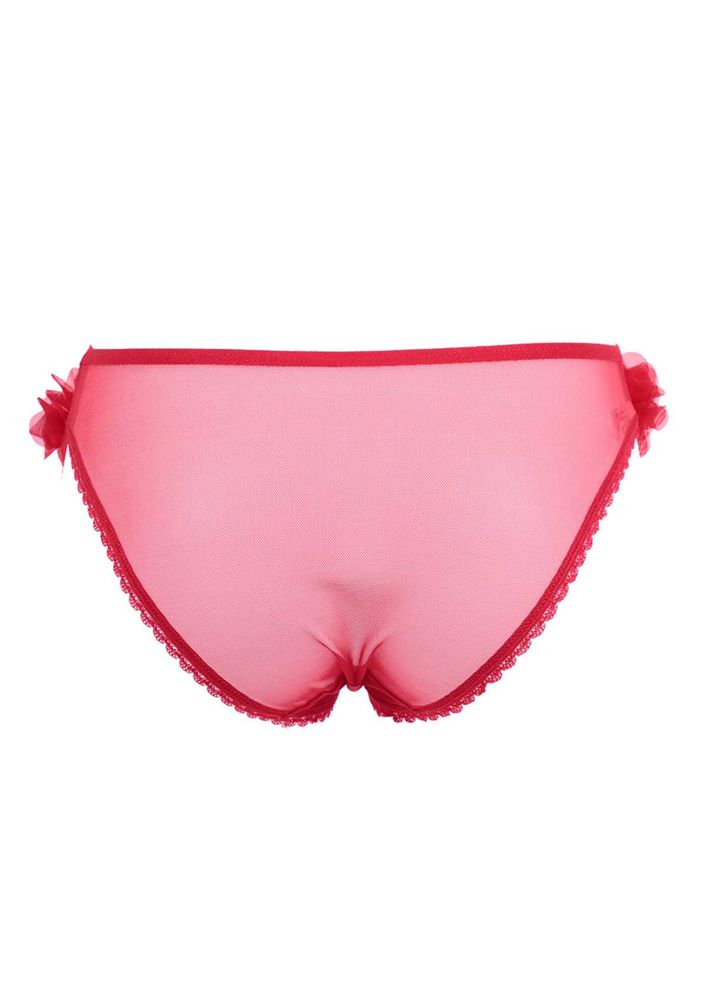 Flower Patterned Panties 4063 | Red