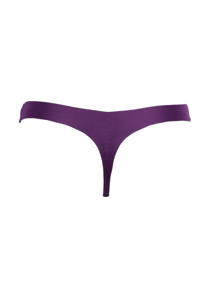 Laser Cut Thong 3901 | Plum