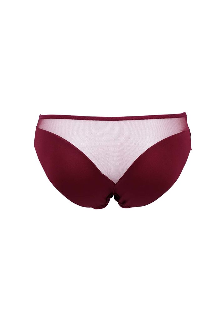 Tulle Transparent Laser Cut Panties 2468 | Bordeaux