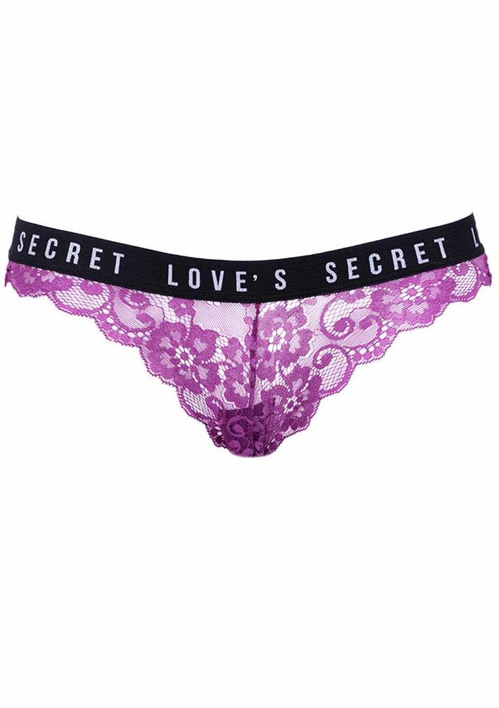 Laced Brazilian Panties 3993 | Purple