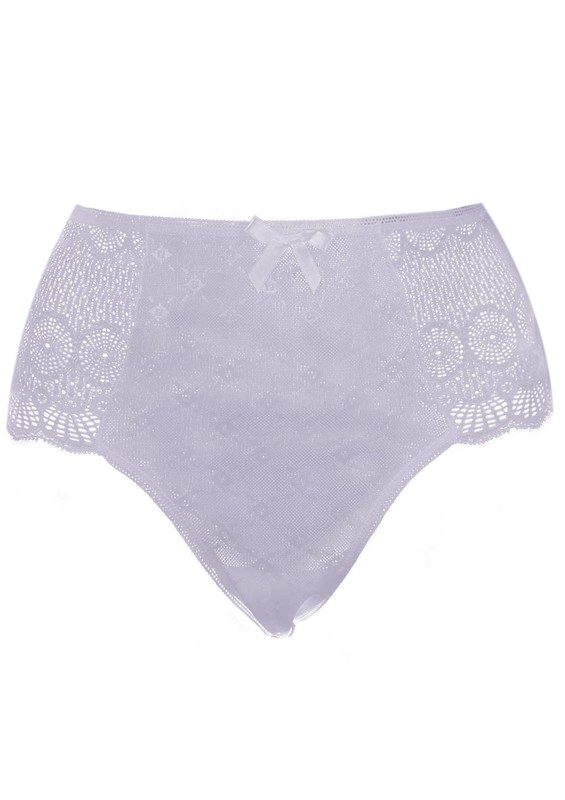 PAPATYA - Laced Plus Size Thong 4093 | White