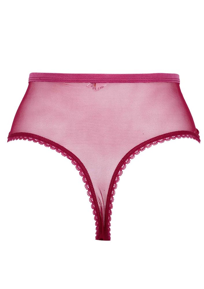 Laced Plus Size Thong 3989 | Fuschia