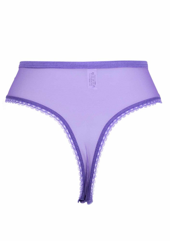 Laced Plus Size Thong 3988 | Lilac