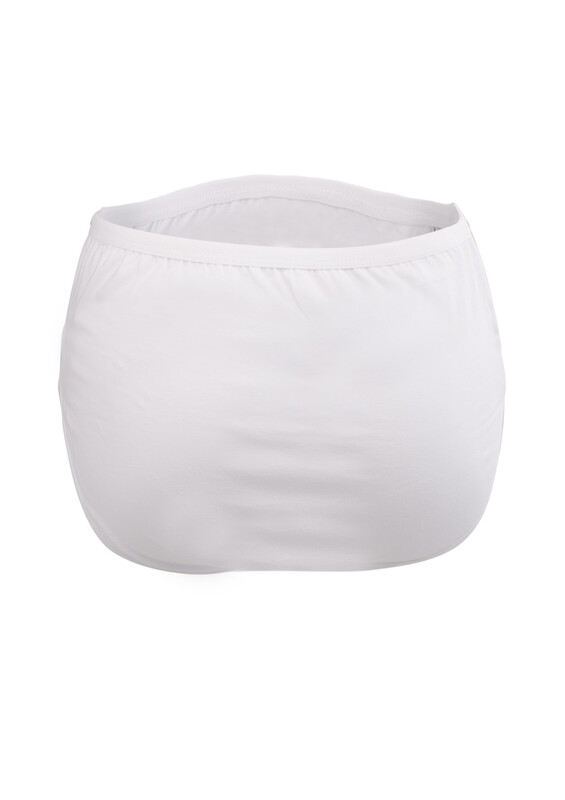 Tutku Elastan Bato Panties 924 | White - Thumbnail