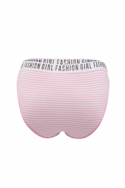 Tutku Hera Stripped Woman Panties 540 | Pink - Thumbnail