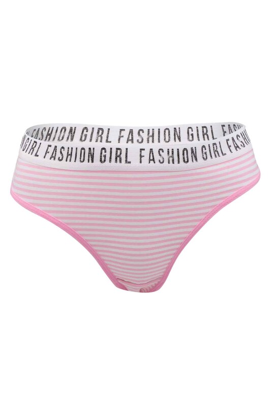 Tutku Hera Stripped Woman Panties 540 | Pink - Thumbnail
