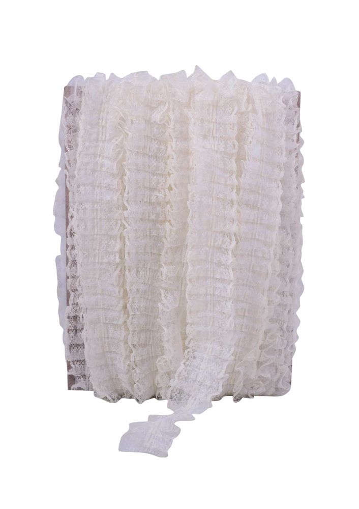 Simisso Fırfır Dantel Şerit 411 | Krem