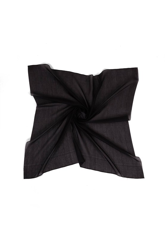 Berivan Dikişsiz Düz Yazma 100 cm Siyah 11003 - Thumbnail