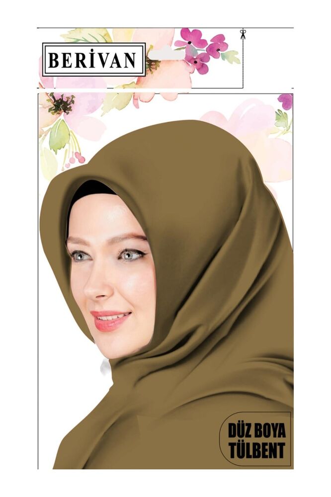 Berivan Dikişsiz Düz Yazma 100 cm Hardal 428