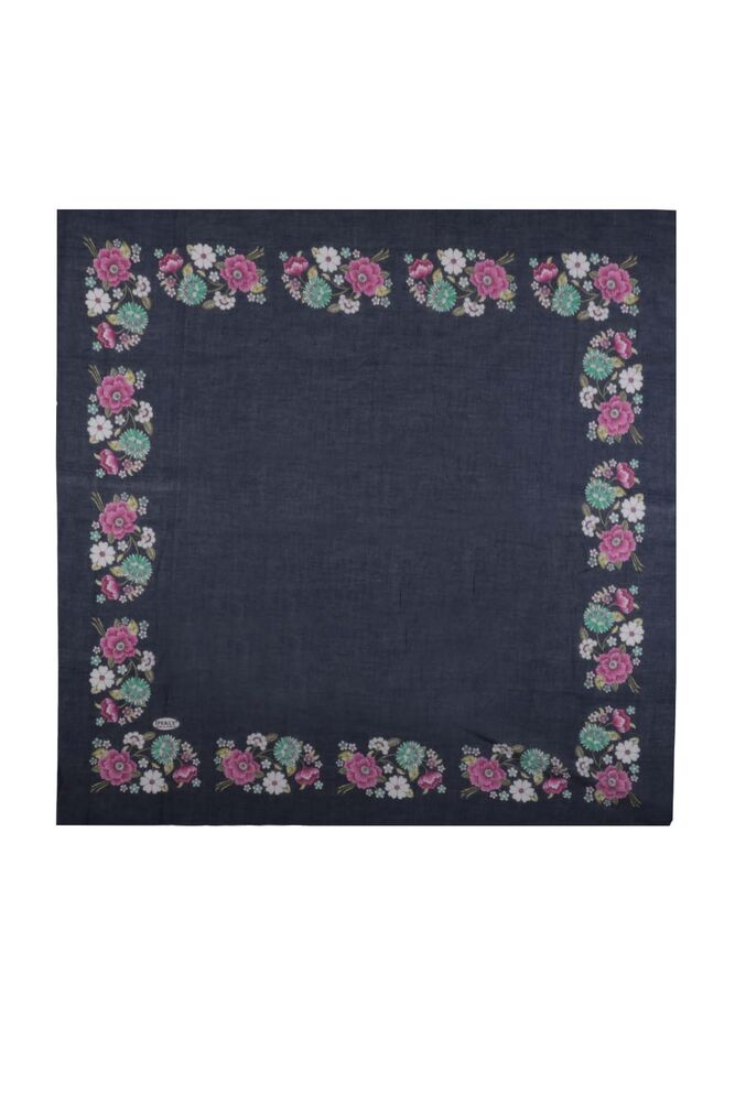 İpekçe Çiçek Desenli Yazma 90 cm | 026