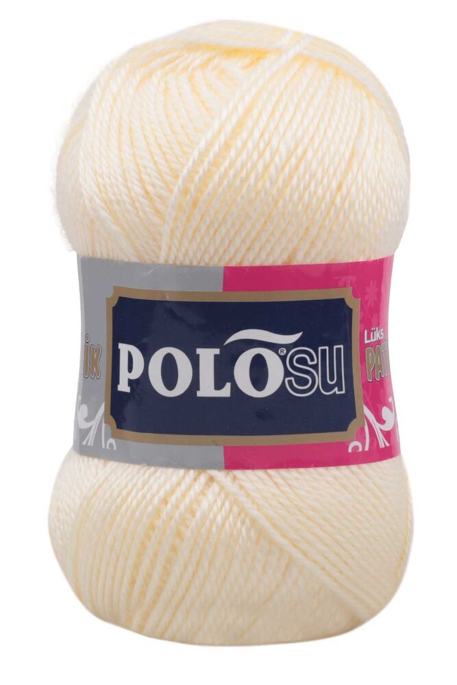 Пряжа Polosu Lüks Patiklik /Кремовый 356
