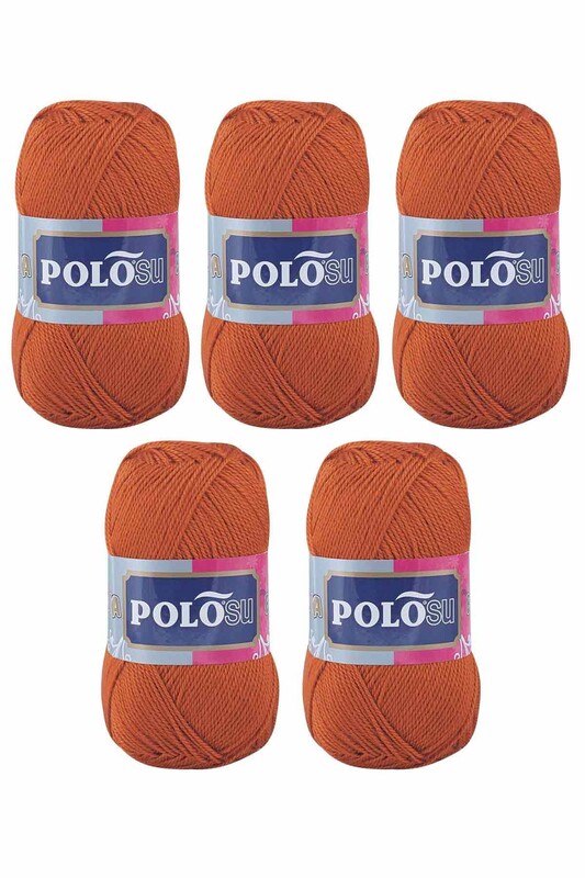 Polosu - Пряжа Polosu Lüks Patiklik 5шт./Кирпичный 364