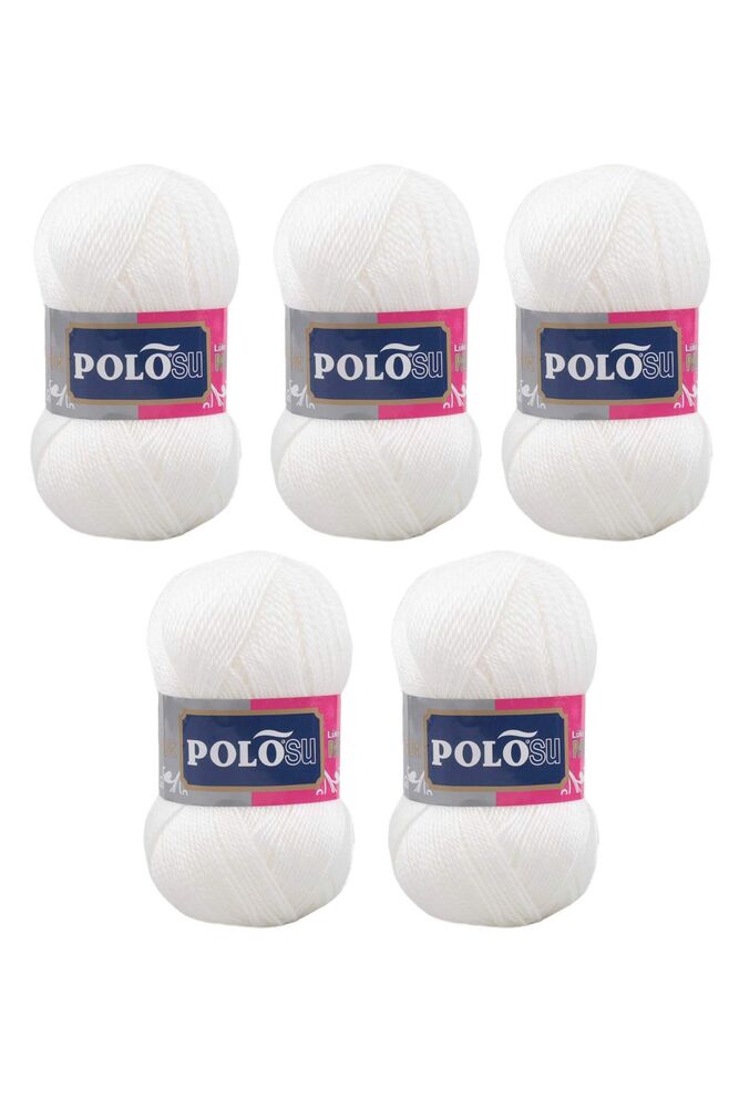 Пряжа Polosu Lüks Patiklik 5шт./Белый 308