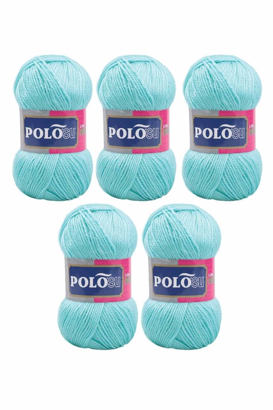 Polosu - Пряжа Polosu Lüks Patiklik 5шт./Мятный 380