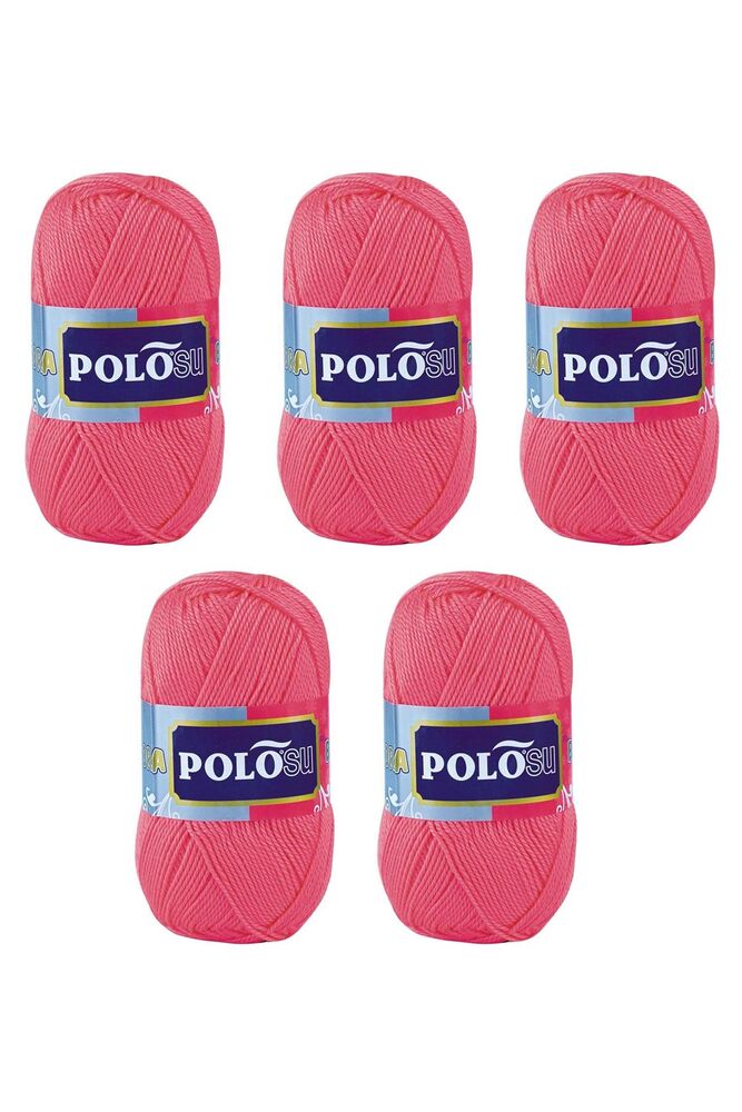 Пряжа Polosu Lüks Patiklik 5шт./Розовый леденец 375