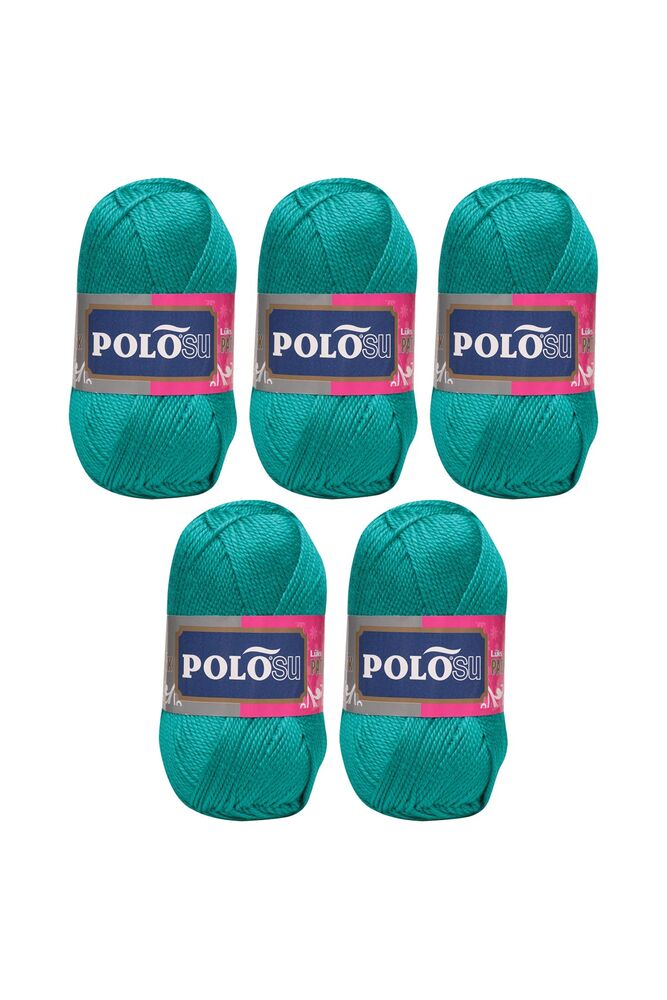 Пряжа Polosu Lüks Patiklik 5шт./Бирюзово-зелёный 358