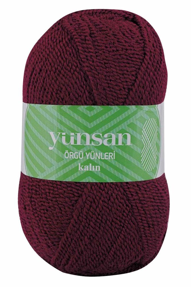 Yünsan Kalın Patiklik El Örgü İpi Bordo 514