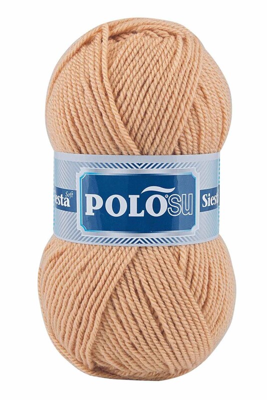 Polosu - Polosu Siesta Soft El Örgü İpi Koyu Bej 237