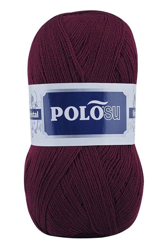 Polosu - Polosu My Kristal El Örgü İpi Bordo 158