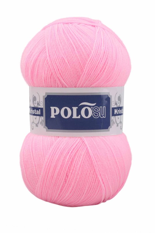 Polosu - Polosu My Kristal El Örgü İpi Bebe Pembe 107