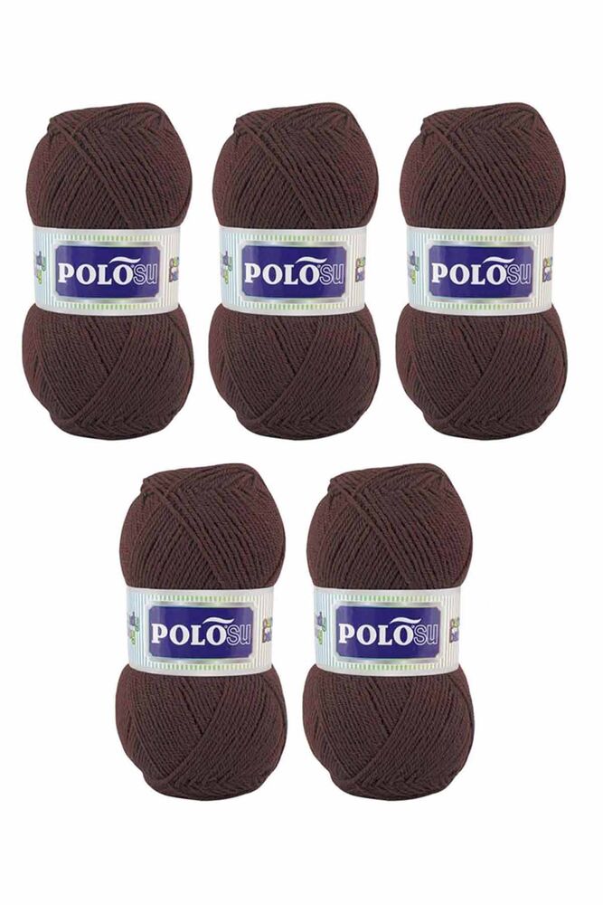 Polosu Candy Baby El Örgü İpi 5 li Koyu Kahve 238