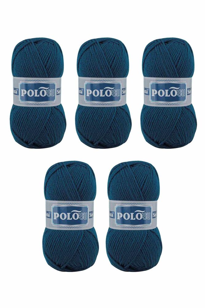 Polosu Siesta Soft El Örgü İpi 5 li Petrol 231