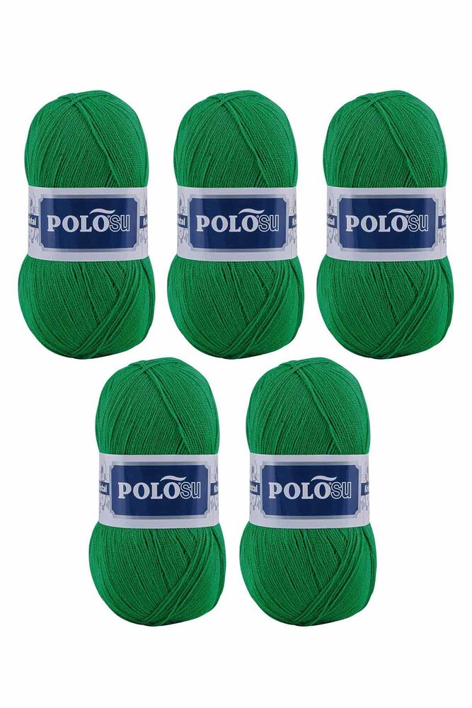 Polosu My Kristal El Örgü İpi 5 li Çimen Yeşil 157