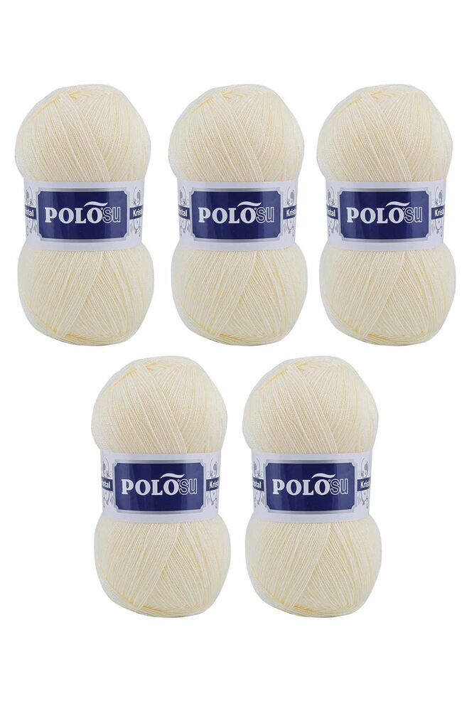 Polosu My Kristal El Örgü İpi 5 li Krem 102