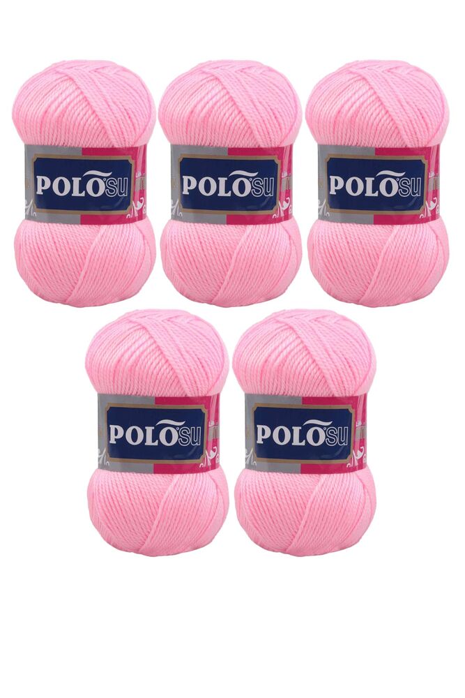 Polosu Lüks Patiklik El Örgü İpi 5 li Bebe Pembe 376