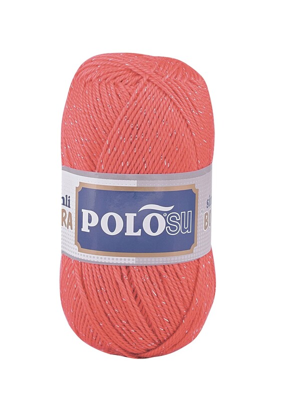 Polosu - Polosu Simli Lüks Patiklik El Örgü İpi | Nar Çiçeği 371