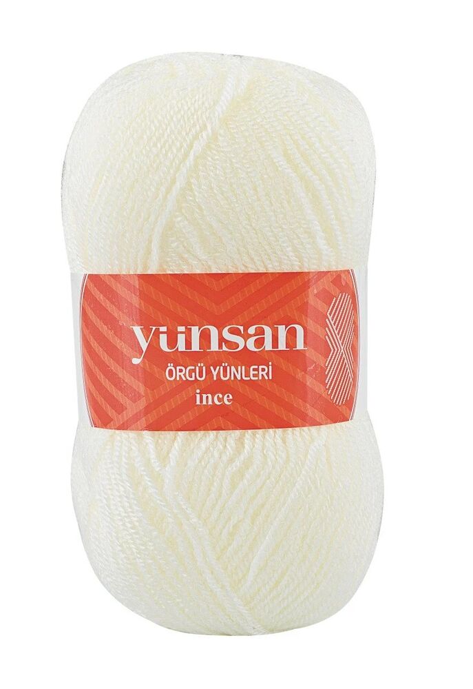 Yünsan İnce Patiklik El Örgü İpi Açık Krem 507