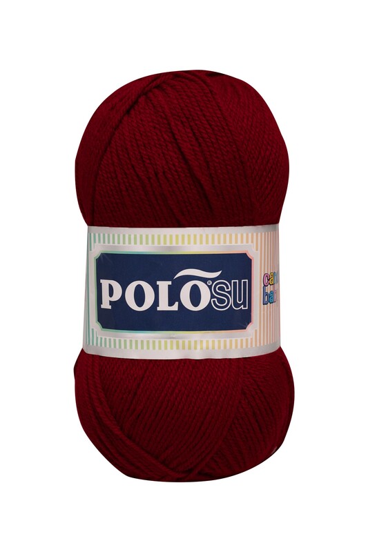 Polosu - Polosu Candy Baby El Örgü İpi Koyu Kırmızı 206
