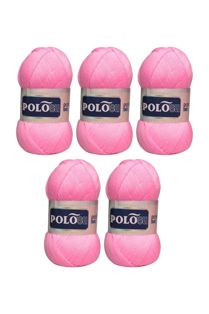 Polosu Candy Baby El Örgü İpi 5 li Koyu Bebe Pembe 241