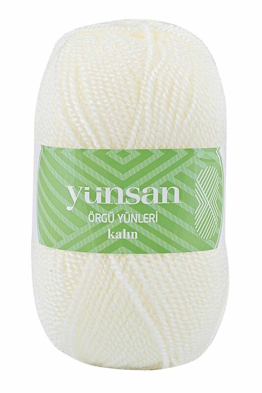 YÜNSAN - Yünsan Kalın Patiklik El Örgü İpi Açık Krem 507