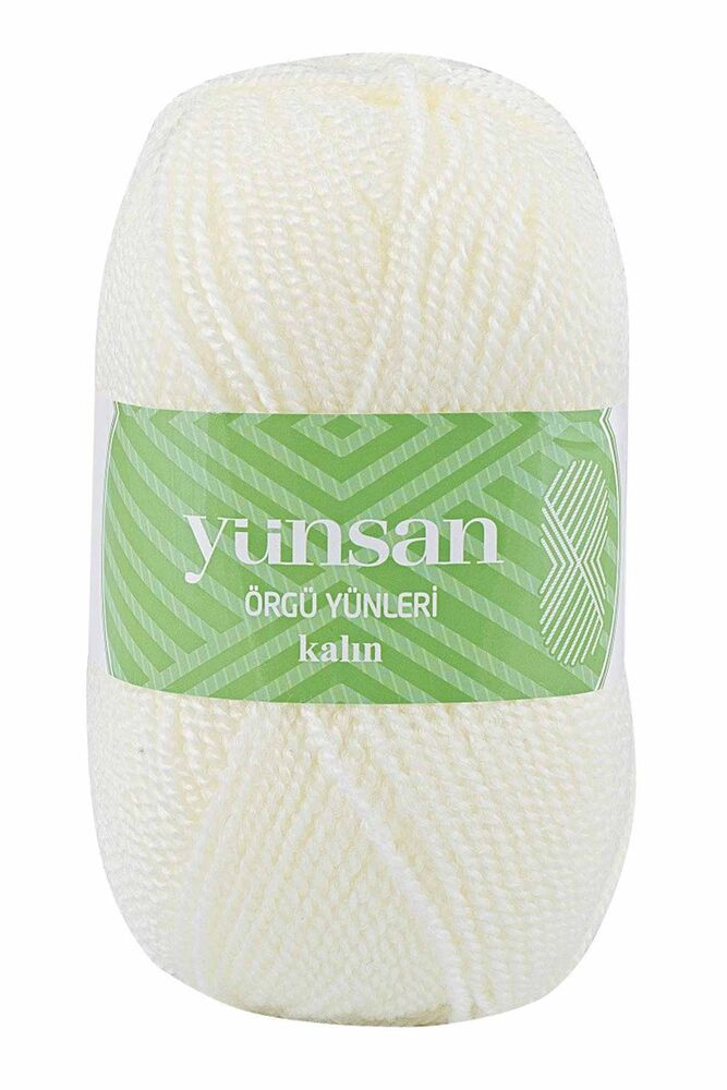 Yünsan Kalın Patiklik El Örgü İpi Açık Krem 507