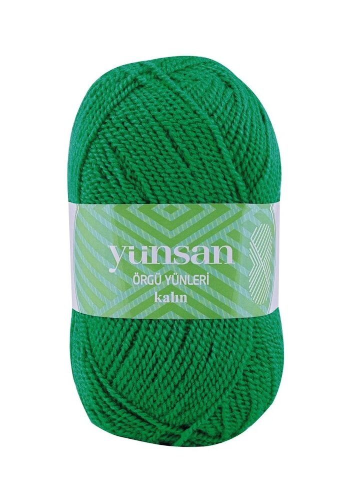 Yünsan Kalın Patiklik El Örgü İpi Yeşil 515
