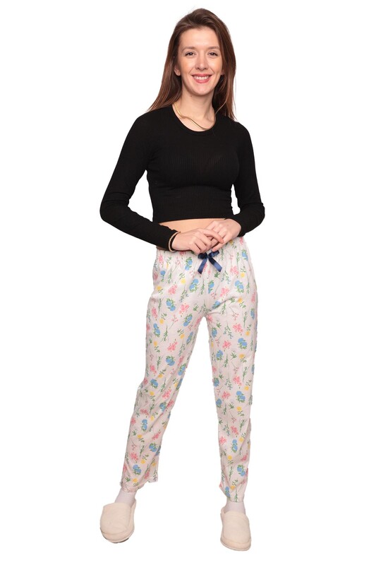Beyza - Baskılı Kadın Pijama Altı 6712 | Renk1
