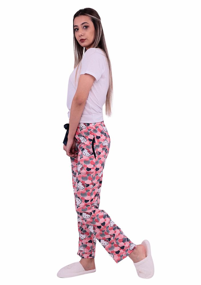 Çizgi Film Karakterli Pijama Altı 31964 | Pembe
